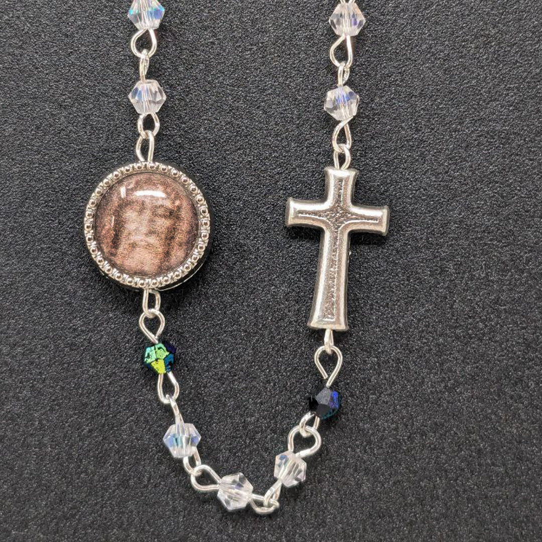 Choker Necklace with Holy Face Medal