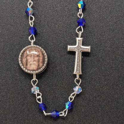 Choker Necklace with Holy Face Medal