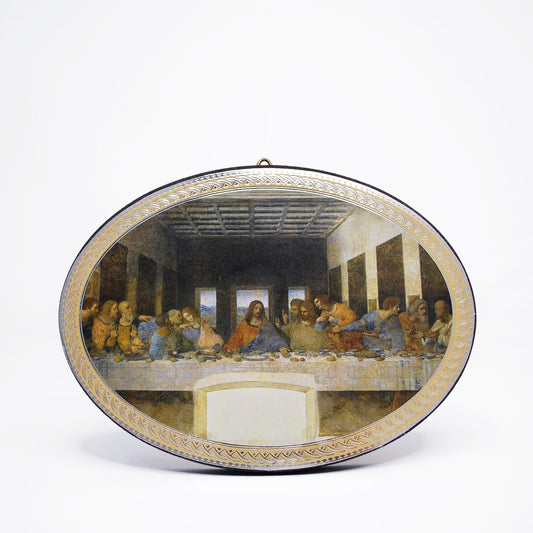 Last Supper - Wooden oval