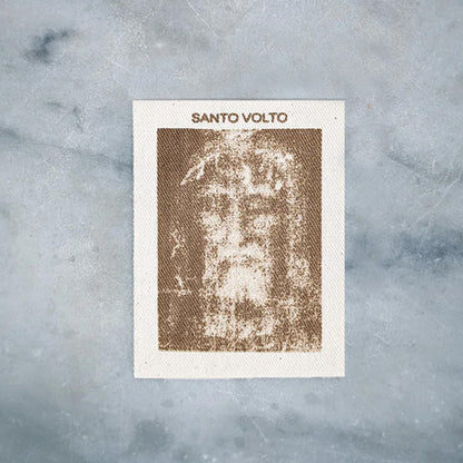 Tessuto dimensione card Santo Volto 9,5x7cm