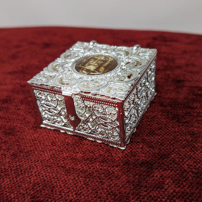 Rosary with filigree box